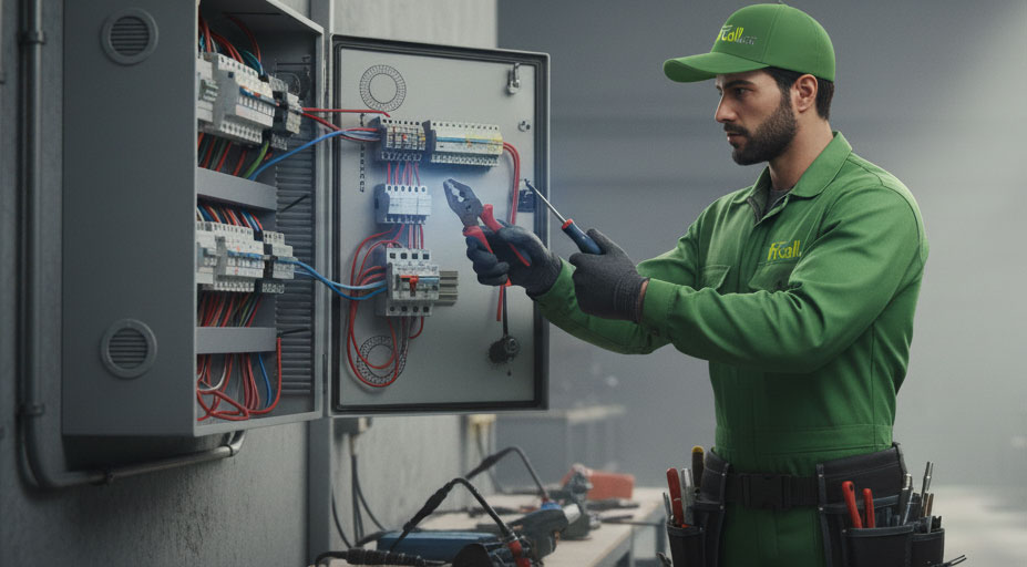 Fix All Work electrician on site in Ras Al Khaimah
